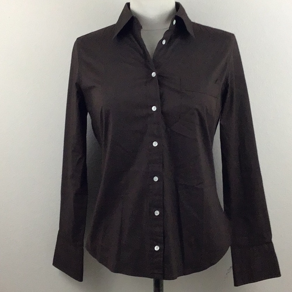 🍂J. Crew Brown Button Down S🍂